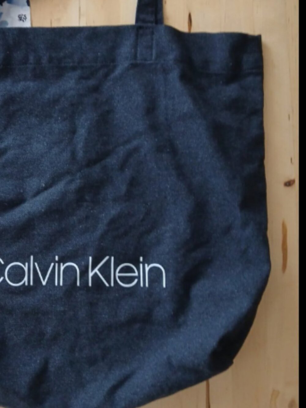 Calvin Klein Cavas Tote Bag